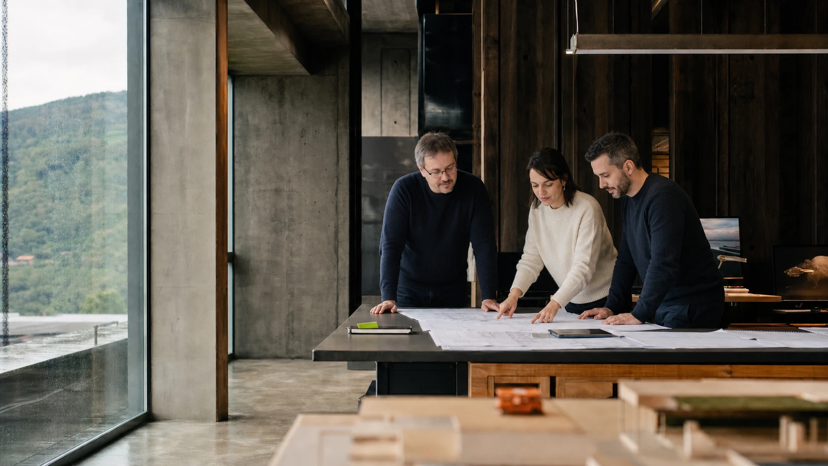 Consultores de AIKOX trabajando con un cliente